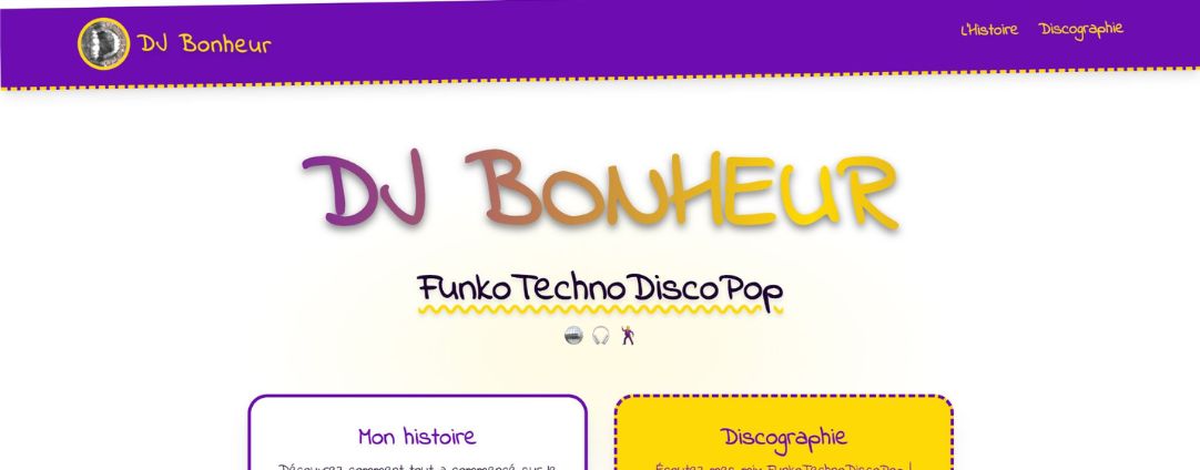 Test vibecode : dj-bonheur.fr